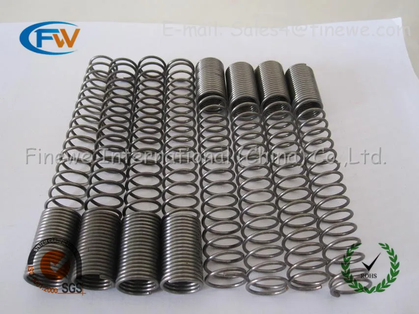 Manufacture Custom black oxided heavy duty auto suspension coil springs