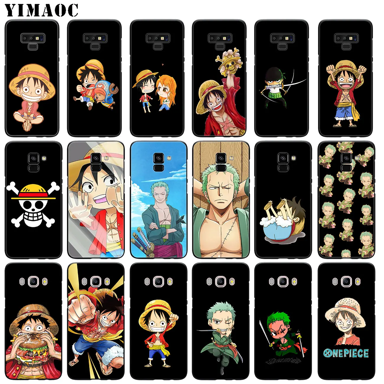 YIMAOC ZORO One Piece Luffy Мягкий силиконовый чехол для телефона Samsung Galaxy A6 A9 A8 A7 2018 A3 A5 2016 2017