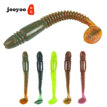 Soft Lure Bionic Fish Bait Lure Soft Bait 4.6g/8.3cm Rubber T-tail Soft Wobblers Worm Fishing Bait Fishing Gear jooyoo