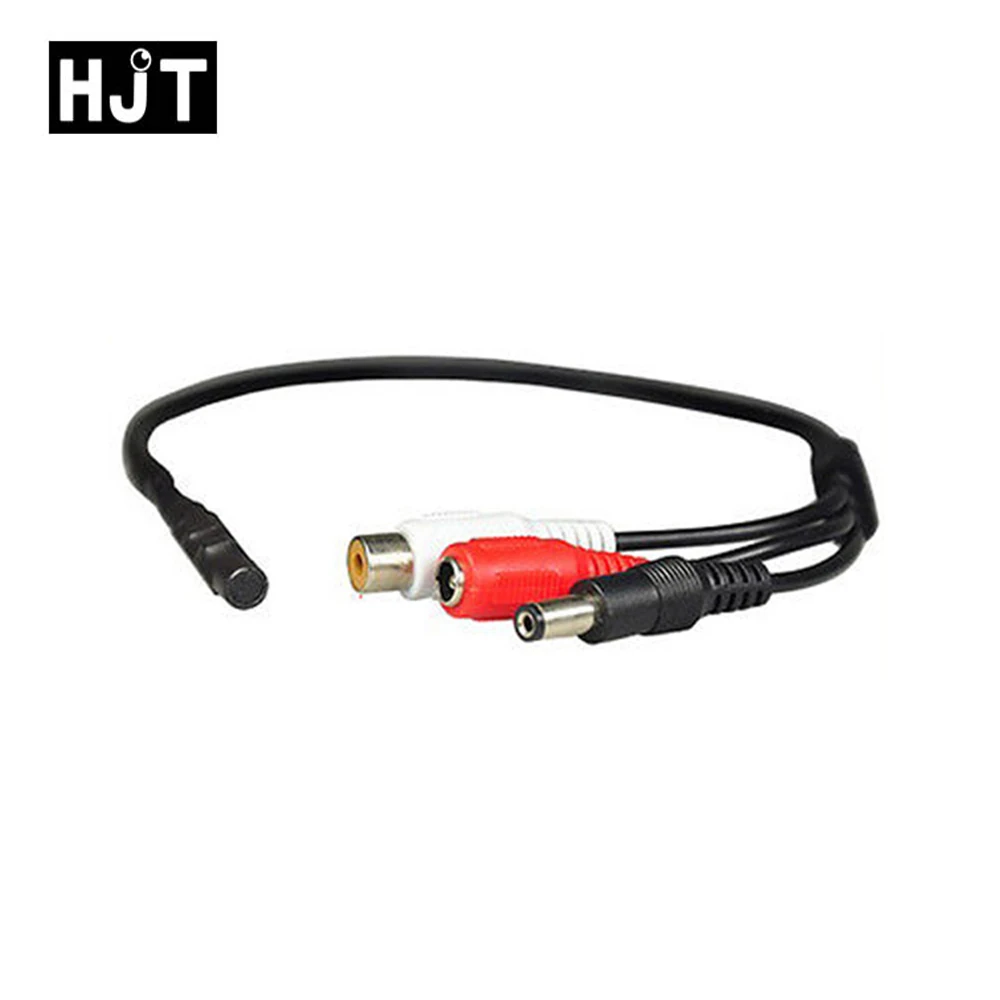 

CCTV Microphone Wide Range camera Mic Audio Mini Microphone with DC output for CCTV Security DVR