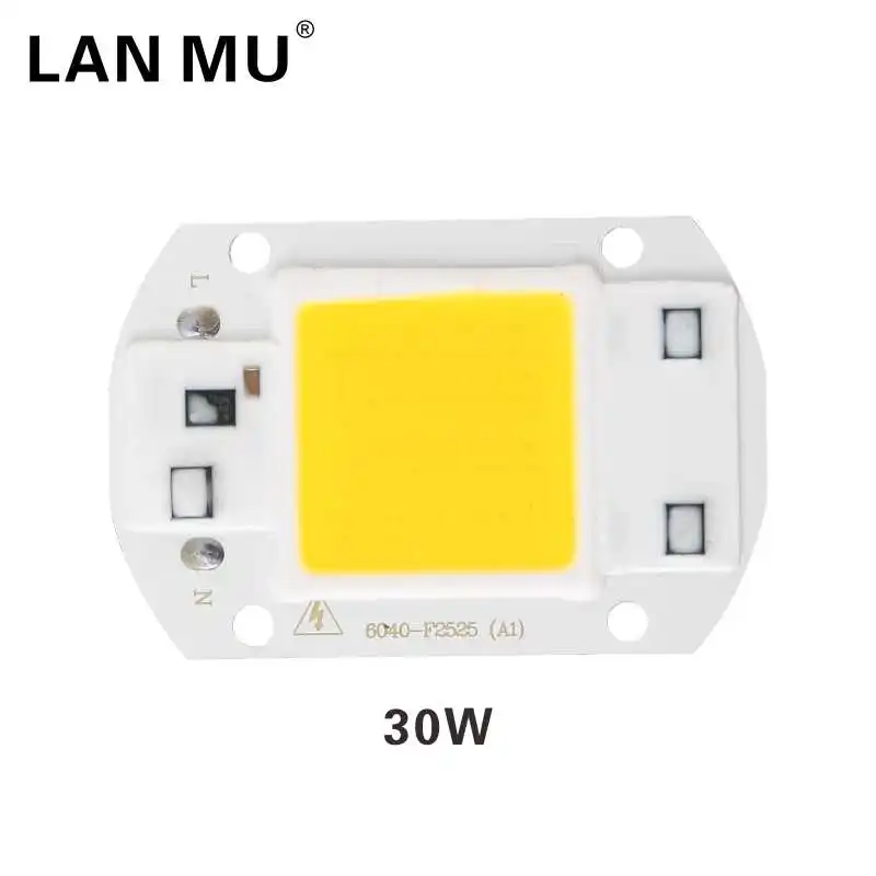 110V 20 Вт, 30 Вт, 40 Вт, 50 Вт, ручная сборка высокое Мощность интегрированный чип COB Лампа Белая светодиодная Светодиодный точечный светильник DIY светодиодный прожектор светильник на открытом воздухе лампада