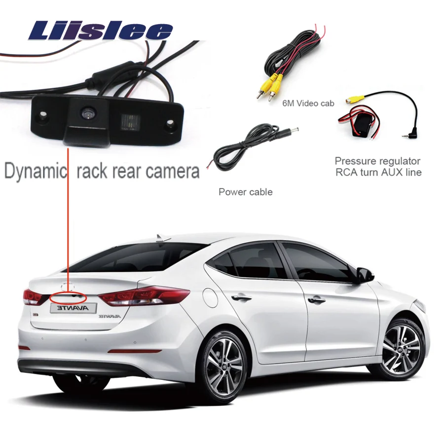 Liislee Автомобильная резервная камера заднего вида для Hyundai Elantra Avante 2001 ~ 2016 hd