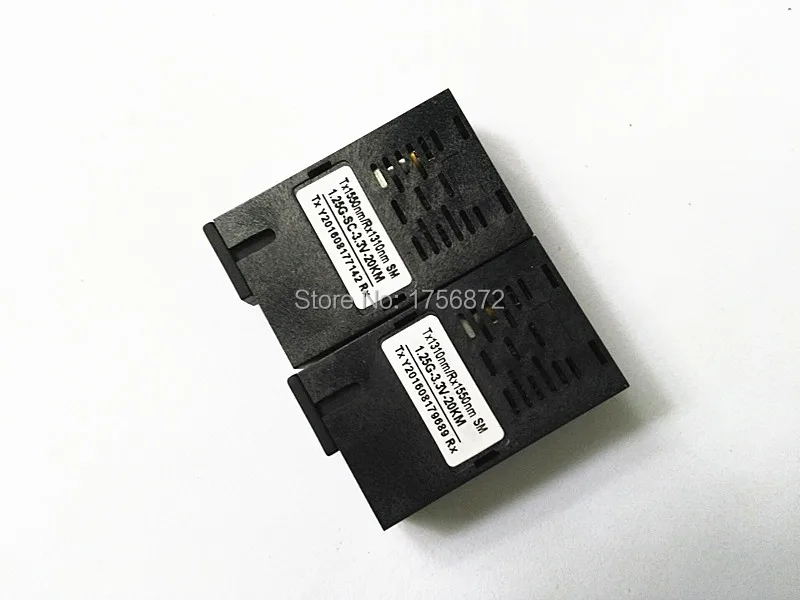 

1250M Single Fiber BIDI 1x9 Optical Transceiver 20KM 1310/1550nm 3.3/5V SC 1.25G 1X9 BiDI Optical Transceiver