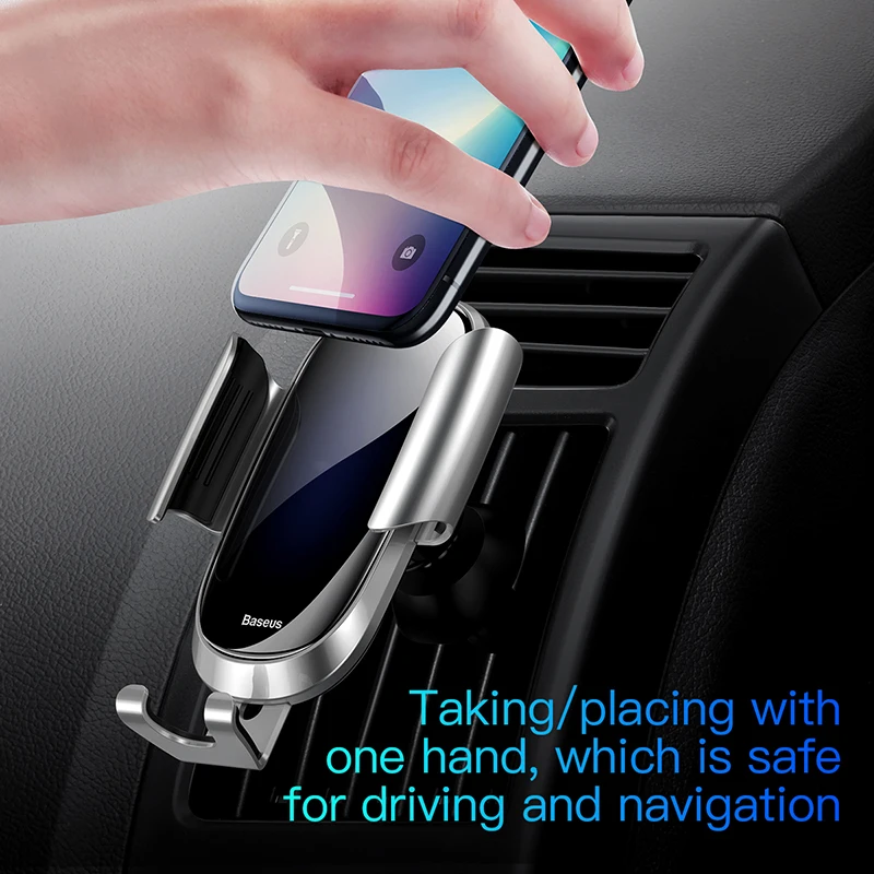  Baseus Universal Auto Telefon Halter Für iPhone X 8 7 6 Samsung S9 Auto Air Vent Telefon Stand Halt