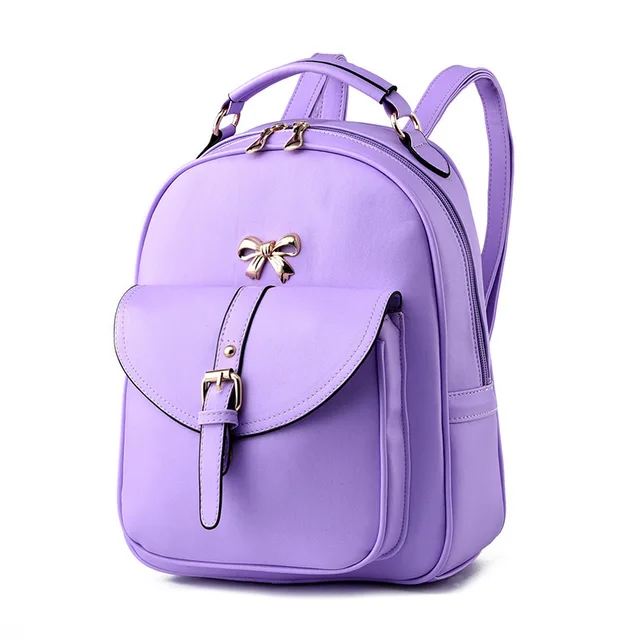Backpack for Teenage Girls Brand Women Backpack New PU Leather Cute