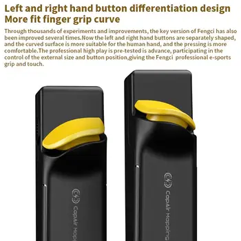 

Flydigi Phone Game Trigger Compatible with WASP Controller Mobile Game Controller PUBG CODM Gamepad for Android and iOS