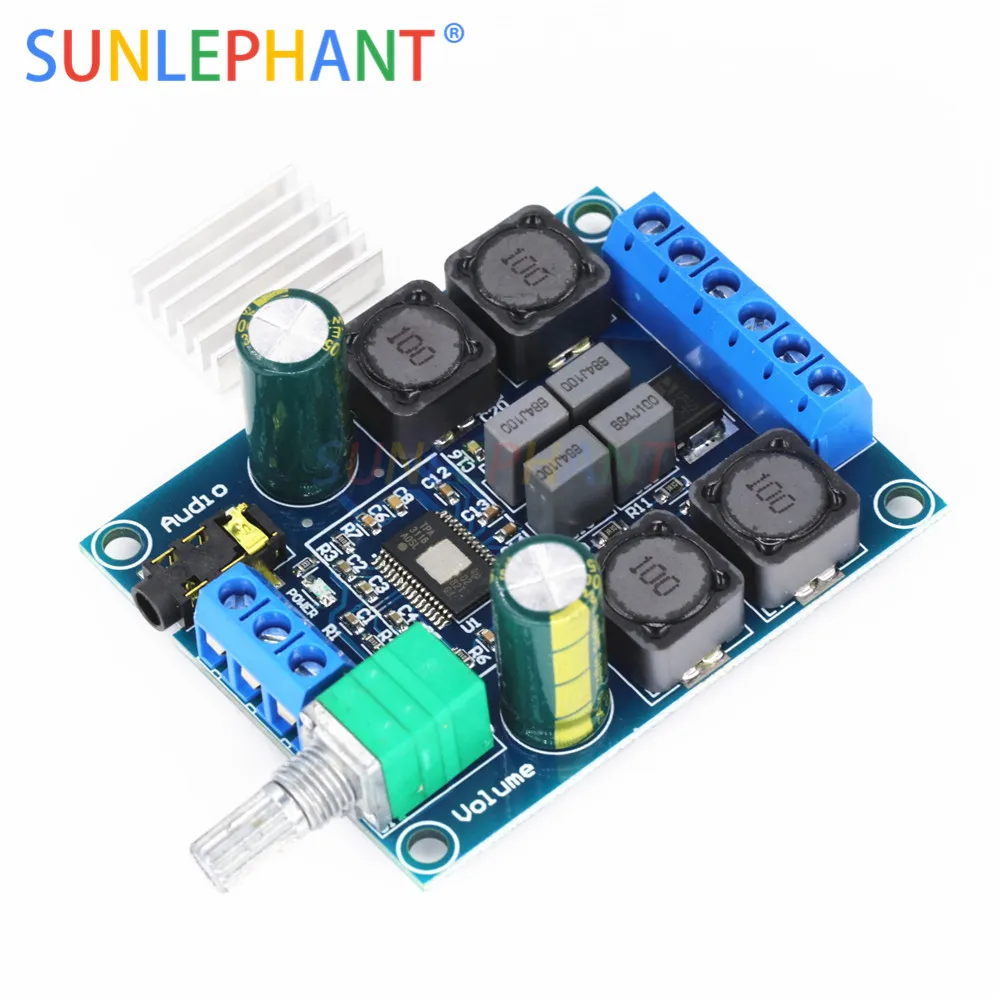 50 Вт x 2 TPA3116D2 двухканальный DC 4 5 27 в цифровой мощный аудио музыкальный динамик