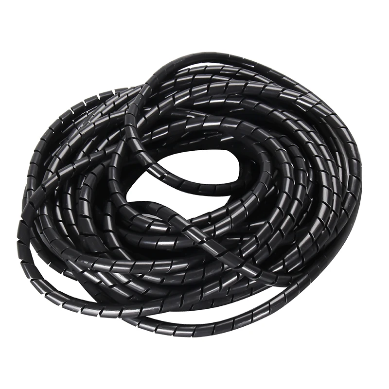 Outside Dia Spiral Wire Wrap Tube Manage Cord