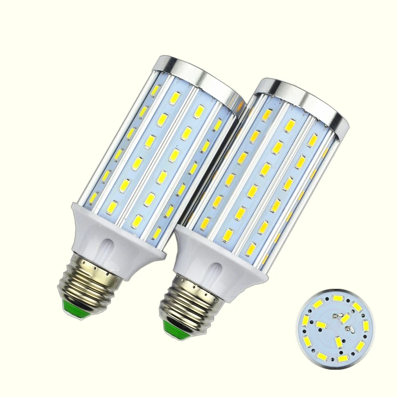 100 шт. Новый E27 светодио дный 72 S 5730 SMD 15 Вт Алюминий мозоли B22 лампа E26 лампы AC 85 265 В