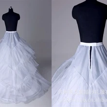 Новая белая Нижняя юбка для невесты детское платье с пышной юбкой длинная фатиновая Женская Нижняя юбка 3 слоя Свадебные аксессуары Jupon Cerceau Mariage CK218