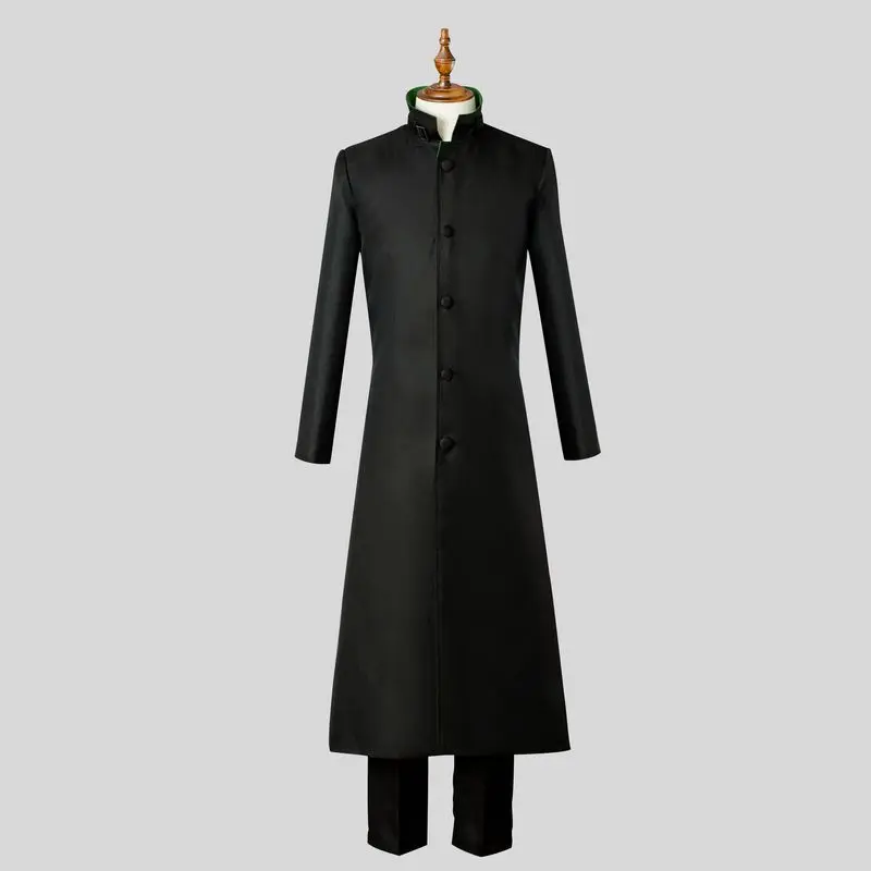 Anime-Darker-than-BLACK-Hei-Cosplay-Costumes-Li-Shenshun-Costume-Long-Trench-Shirt-Pants-New-For