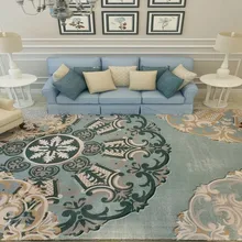 Винтажный машинный тканый цветочный прикроватный ковер, большой размер ковер для гостиной, ретро украшение ковер для журнального столика