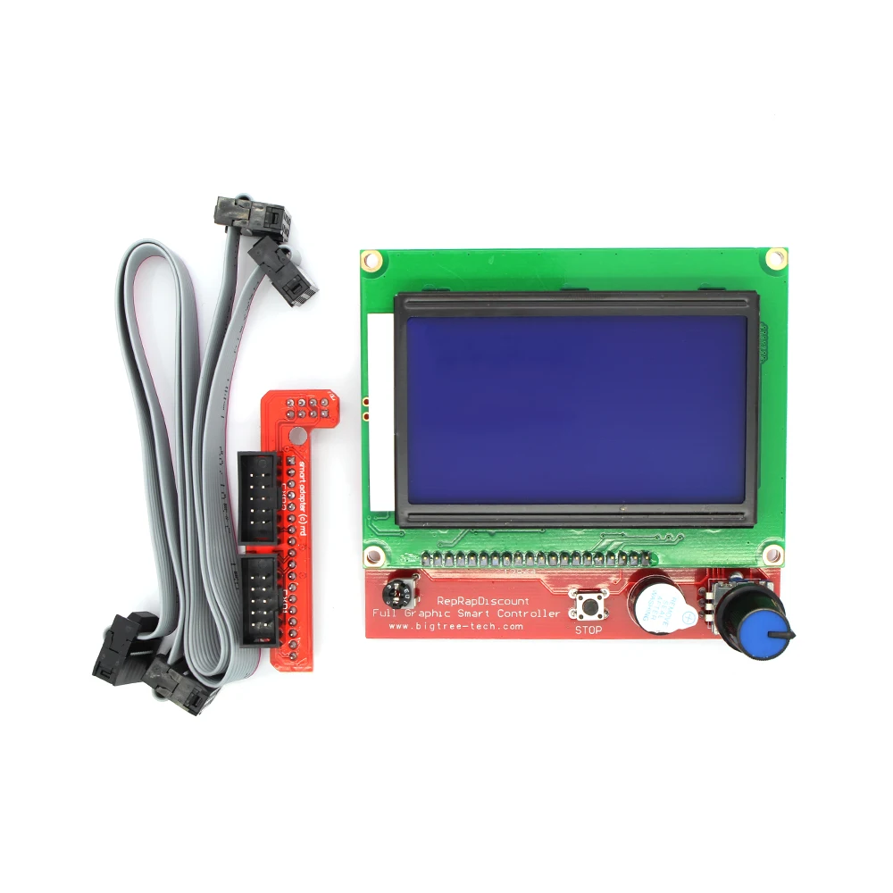 1pcs Mega 2560 R3 1pcs RAMPS 1 4 Controller 5pcs A4988 Stepper Driver Module 1pcs 12864