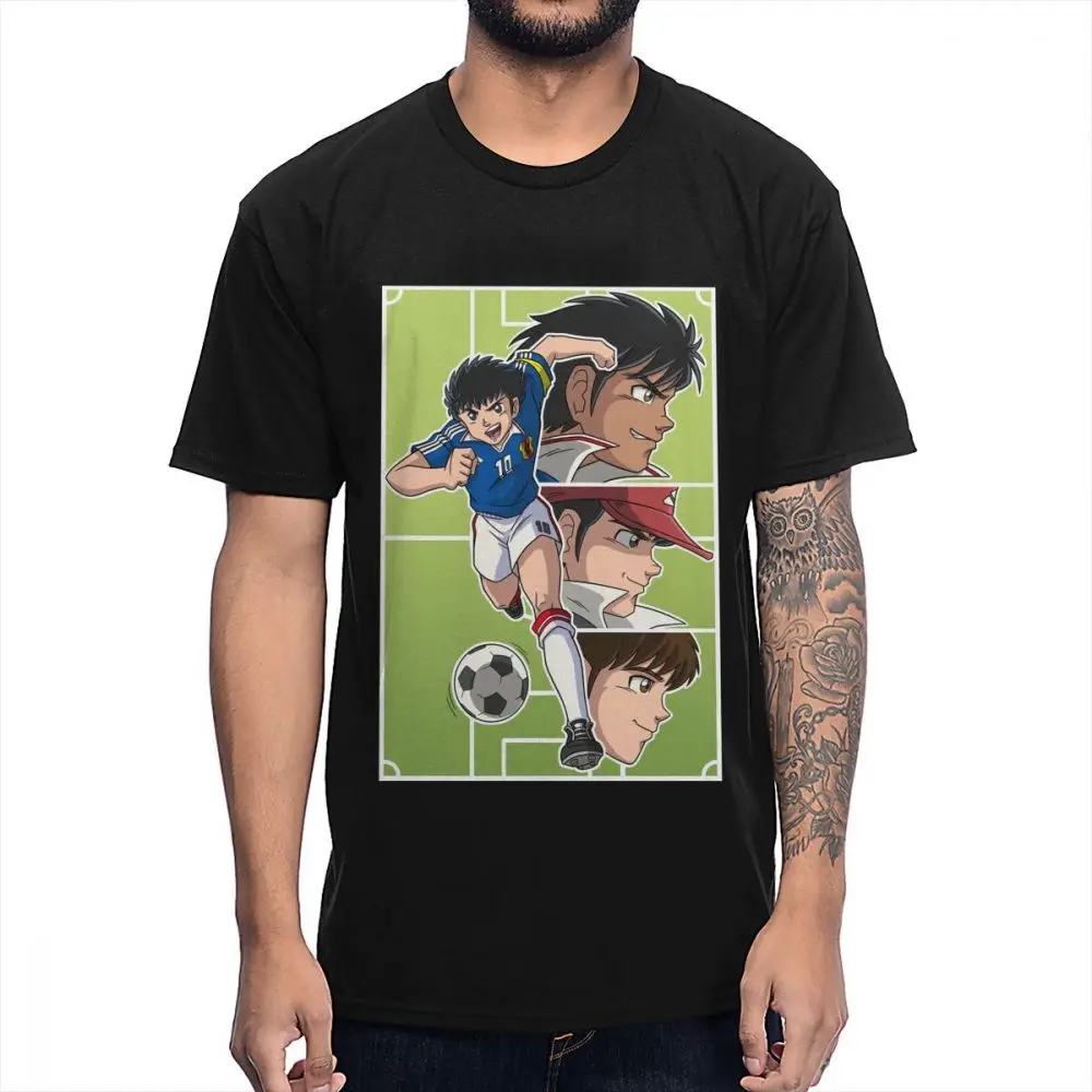 

Unique Design Captain Tsubasa Graphic T Shirt Boy 100% Cotton Anime Custom Tee Shirt