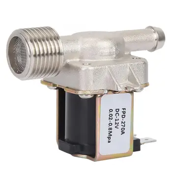

Pipe Ball Valve 1/2" Copper Electric Solenoid Valve NC Normally Closed Water Inlet Valve Manual Flush Valve