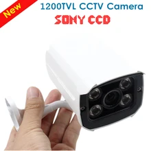freeshipping CCTV Chamber CCTV Camera analog 1200TVL IR Cut Day/Night Vision Outdoor 4pcs Leds Bullet Camera CCTV System
