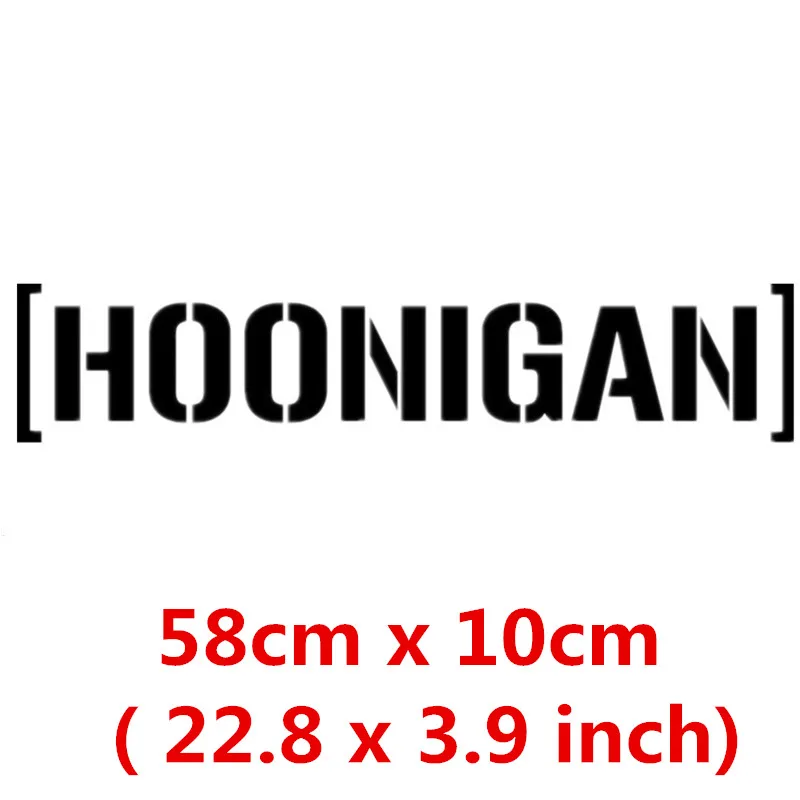 HOONIGAN Ken Block Водонепроницаемая виниловая наклейка на бампер автомобиля, корпус, окно, наклейка для Kia BMW Toyota Nissan Ford BENZ Audi Buick Suzuki
