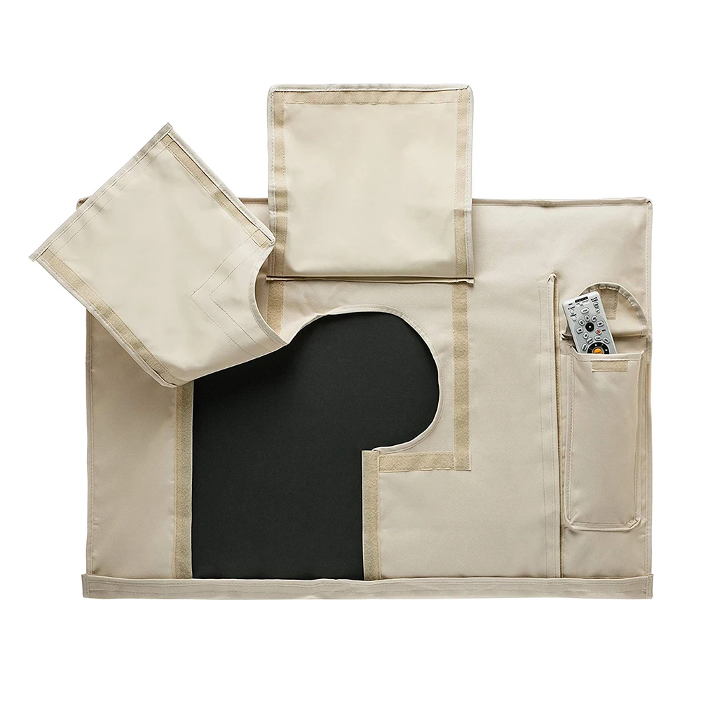 Outdoor TV Cover Weatherproof Dust-proof Beige 32" 36" 40" 46" 50" 55" 60" 65" Protect TV Screen Garden Patio outdoor tv cover tv cover