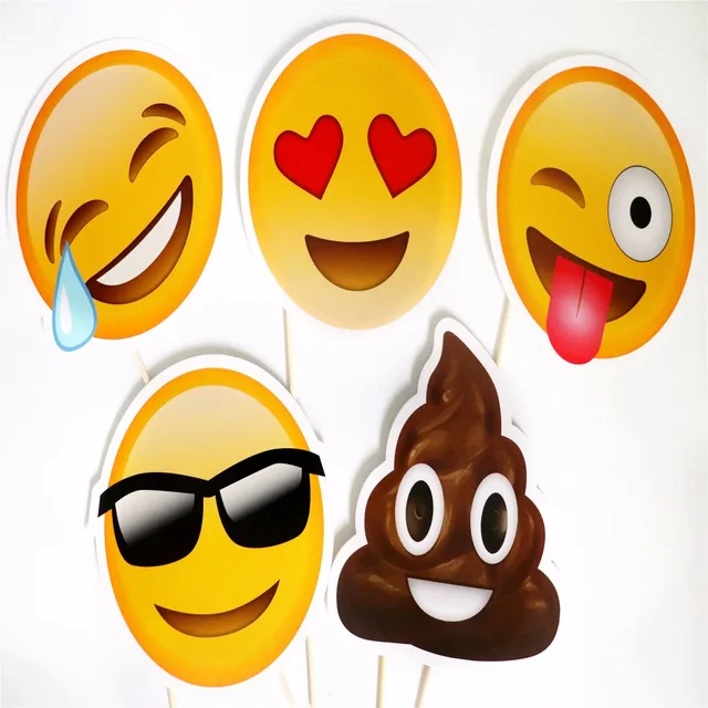 Online 1set Just Married Fun Emoji Photo Booth Props Bride 1set Just Married Fun Emoji Photo Booth Props Bride Groom Wedding Gift Decor Bridal Shower Event Party Favor Birthday Supplies