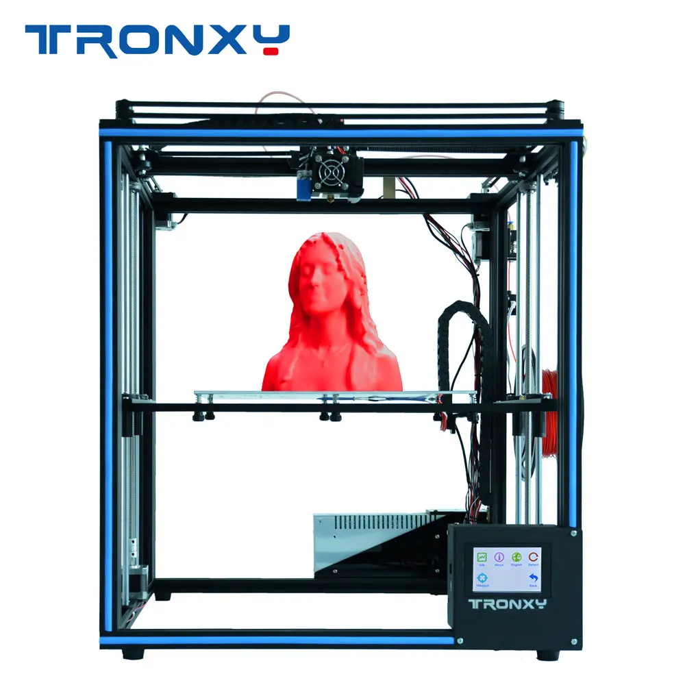 

Tronxy X5SA 3D Printer DIY Kit with Heatbed Touch Screen Support Auto Leveling Resume Printing Filament Run Out Detection