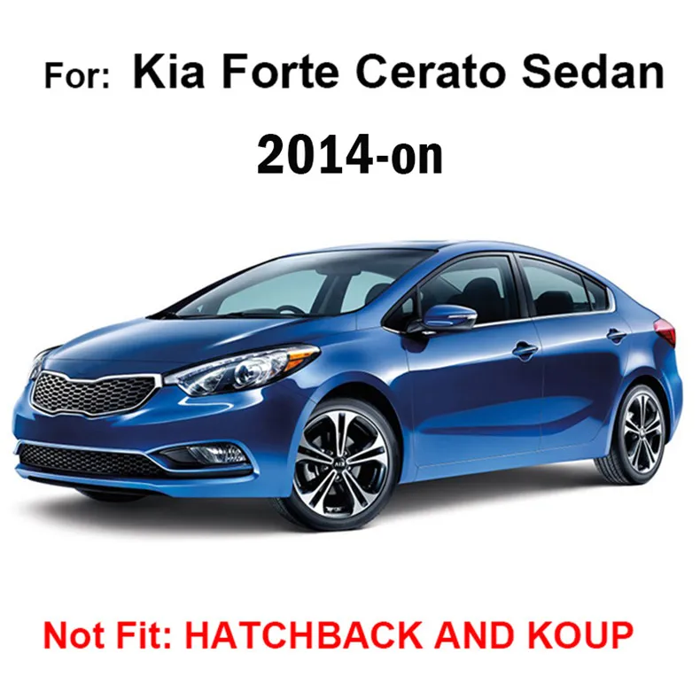 Кожаные автомобильные коврики, подходят для Kia Forte/Cerato K3 Sedan, автомобильный Стайлинг, индивидуальный автомобильный коврик