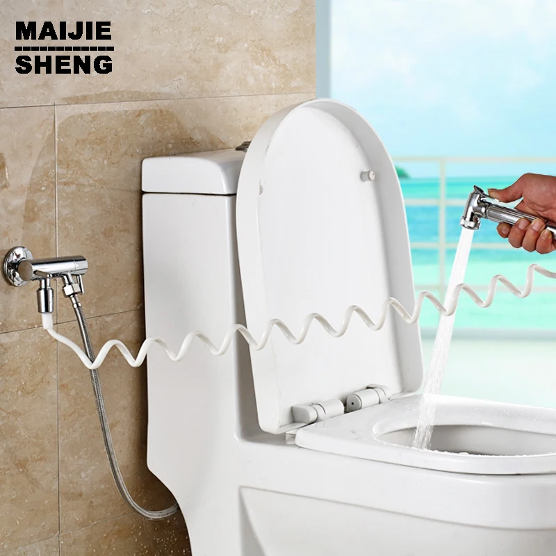 Bathroom flexible shower hose 1.5 meter length hand shower hose brass head connection bathroom