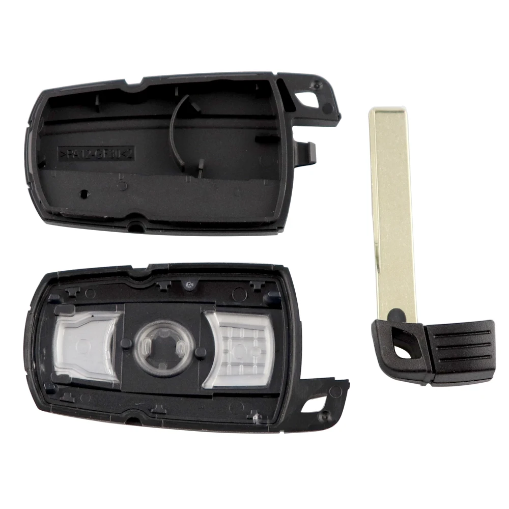 YIQIXIN 3 кнопки Smart Remote Key Shell для BMW 1 5 6 серии E90 E91 E92 E60 Автомобильный ключ с нерезаемым