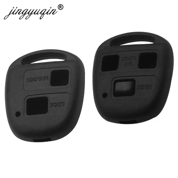 

jingyuqin 2/3 BT Remote Car Key Shell Case For Lexus RX300 ES300 LS400 GX460 Fit Toyota Corolla Land Cruiser YARIS CAMRY RAV4