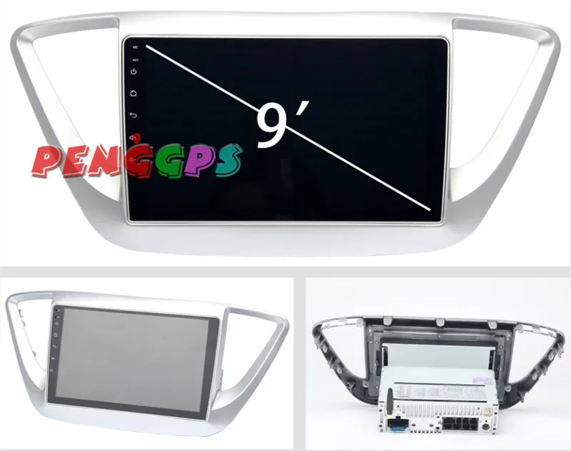 Cheap Android 8.0 7.1 Car Stereo Multimedia Radio GPS for Hyundai Solaris 2017 2018 verna I25 Autoradio Navigation Head unit IPS HD 2