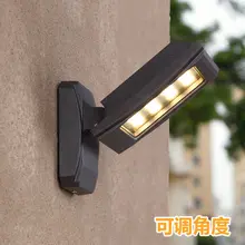 Упрощенная Современная наружная Водонепроницаемая дверная фара магазин светодиодный настенный светильник