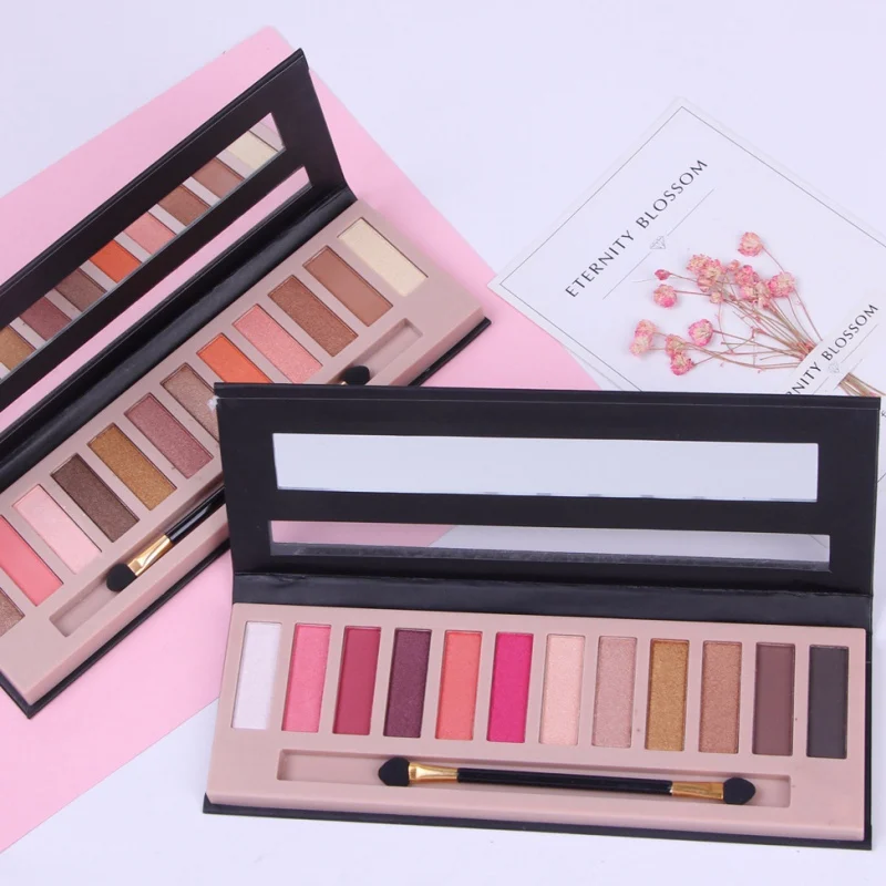 12 Color Nake Glitter Smoky Earth Eye Shadow Pallete Pearl Shimmer Matte Eyeshadow Palette Set Makeup Cosmetics P1 |