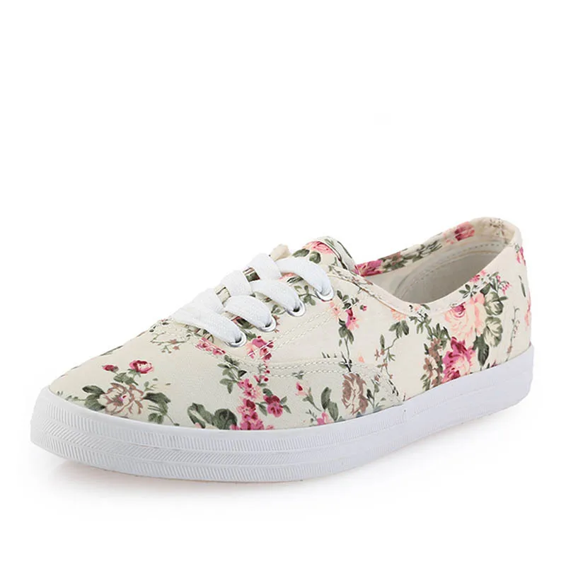 floral canvas shoes womens
