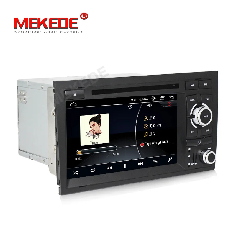 Discount MEKEDE 2 Din Android 9.1 Car Multimedia Player for Audi A4 B6 B7 S4 B7 B6 RS4 B7 SEAT Exeo dvd player radio WIFI BT CARPLAY PC 3