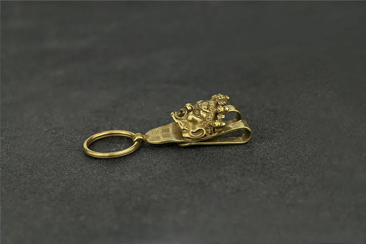 Brass Hannya Ghost Keychains (5)