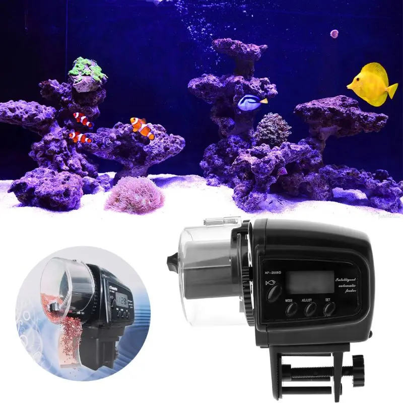 

LCD Automatic Fish Feeder for Aquarium Fish Tank With Timer Pet Feeding Dispenser Dropshipping
