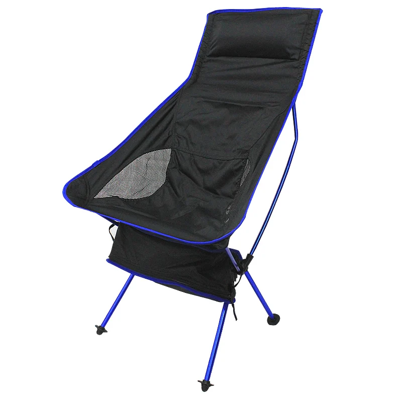 Портативный дешевые складной стул пляжа для рыбалки сад Луны спинки мешок синий нагрузка 150 кг - Цвет: 02 chairt