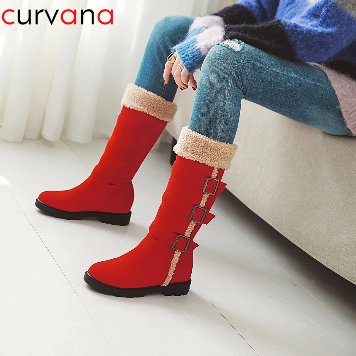 mid calf wide width boots