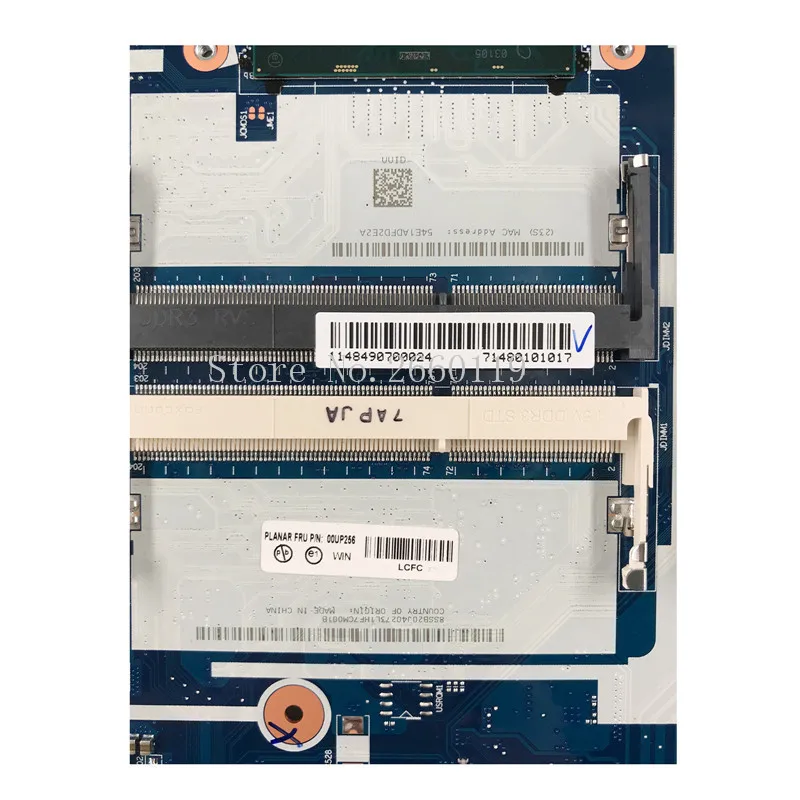 Материнская плата для ноутбука E460 NM-A551 I5-6200U 00UP256, полностью протестирована