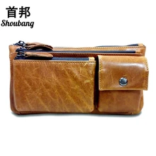 BiPtyDam, светильник, коричневый, натуральная кожа, Мужские поясные сумки, поясная сумка, сумка для телефона, сумки для путешествий, поясная сумка, мужские клатчи