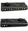 Practical AV Audio Video Signal Switcher 4 Input 1 Output  Switch for TV game player for XBOX Playstation 2 with RCA cable ► Photo 2/6