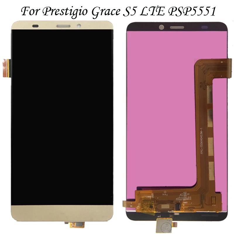 

LCD Display Touch Screen Digitizer Assembly For Prestigio Grace S5 LTE PSP5551 Duo PSP 5551 psp5551duo IN Stock