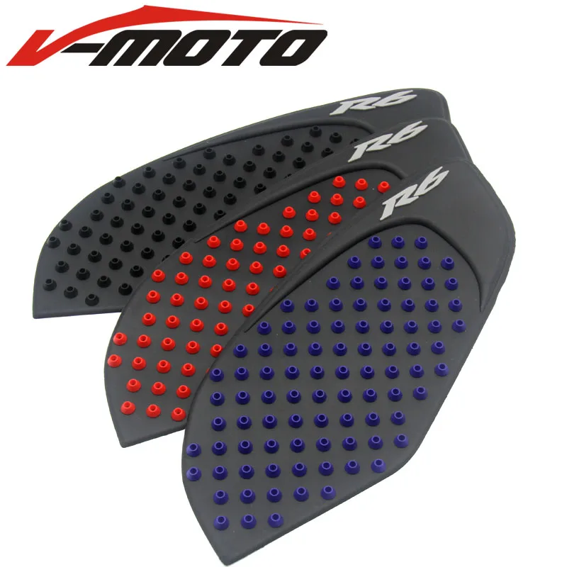 Для Yamaha YZF R6 YZFR6 2006 2015 мотоциклетные противоскользящие наколенники 3 м боковые
