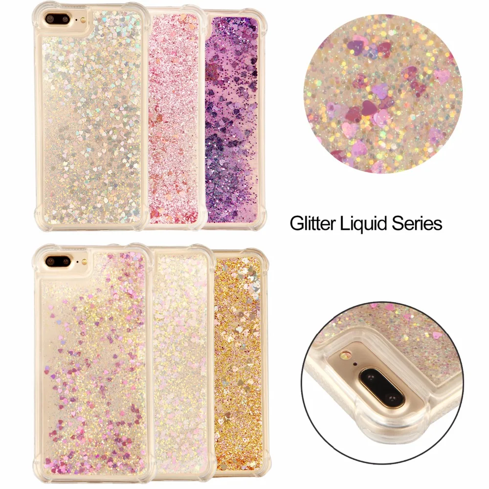 Чехол с зыбучим песком для Apple iPhone Xs Max Xr X 8 7 6 6S Plus 5 дюймов противоударный