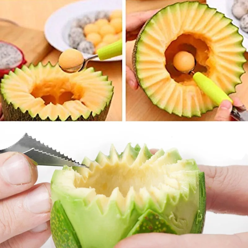 2Pcs-set-Stainless-Steel-Watermelon-Slicer-with-Double-End-Melon-Baller (5)