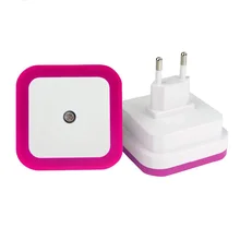 Mini 0.5W LED nightlight Children Light Sensor Smart Lamps baby room Night lights EU US Plug novelty night light led