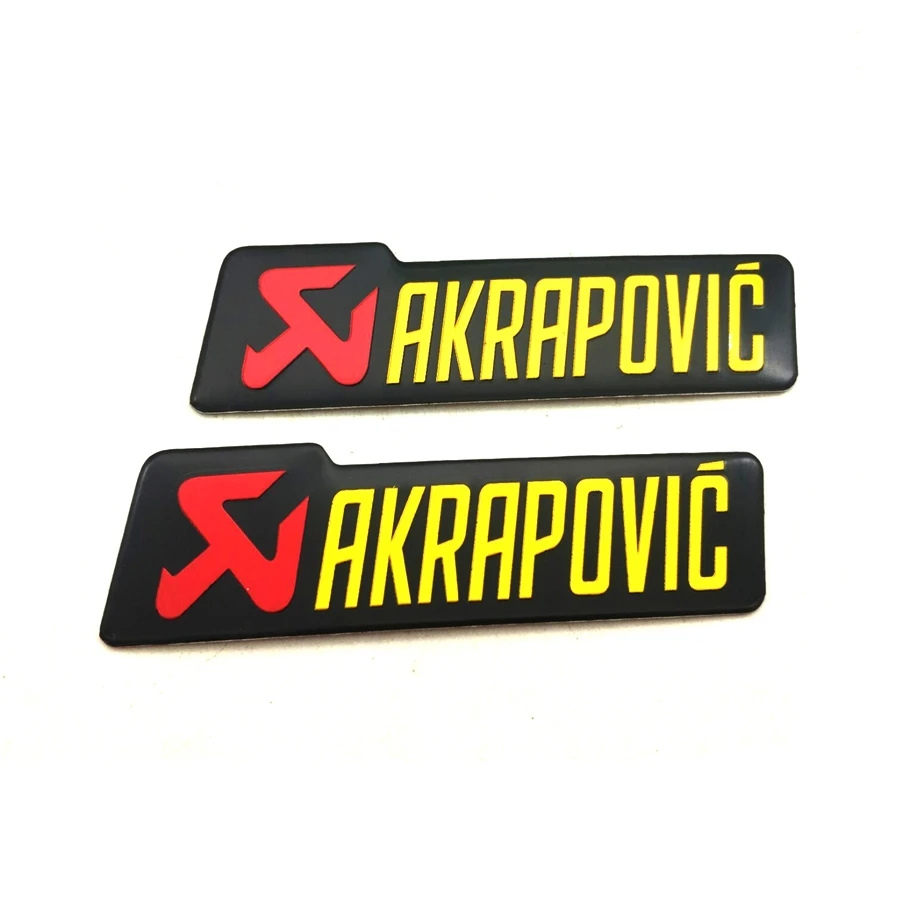 

Car Motorcycle Aluminium Heat-resistant Exhaust Pipes Sticker Label 145X4mm Scorpio Yoshimura Akrapovic Decal Epoxy CBR250 KTM