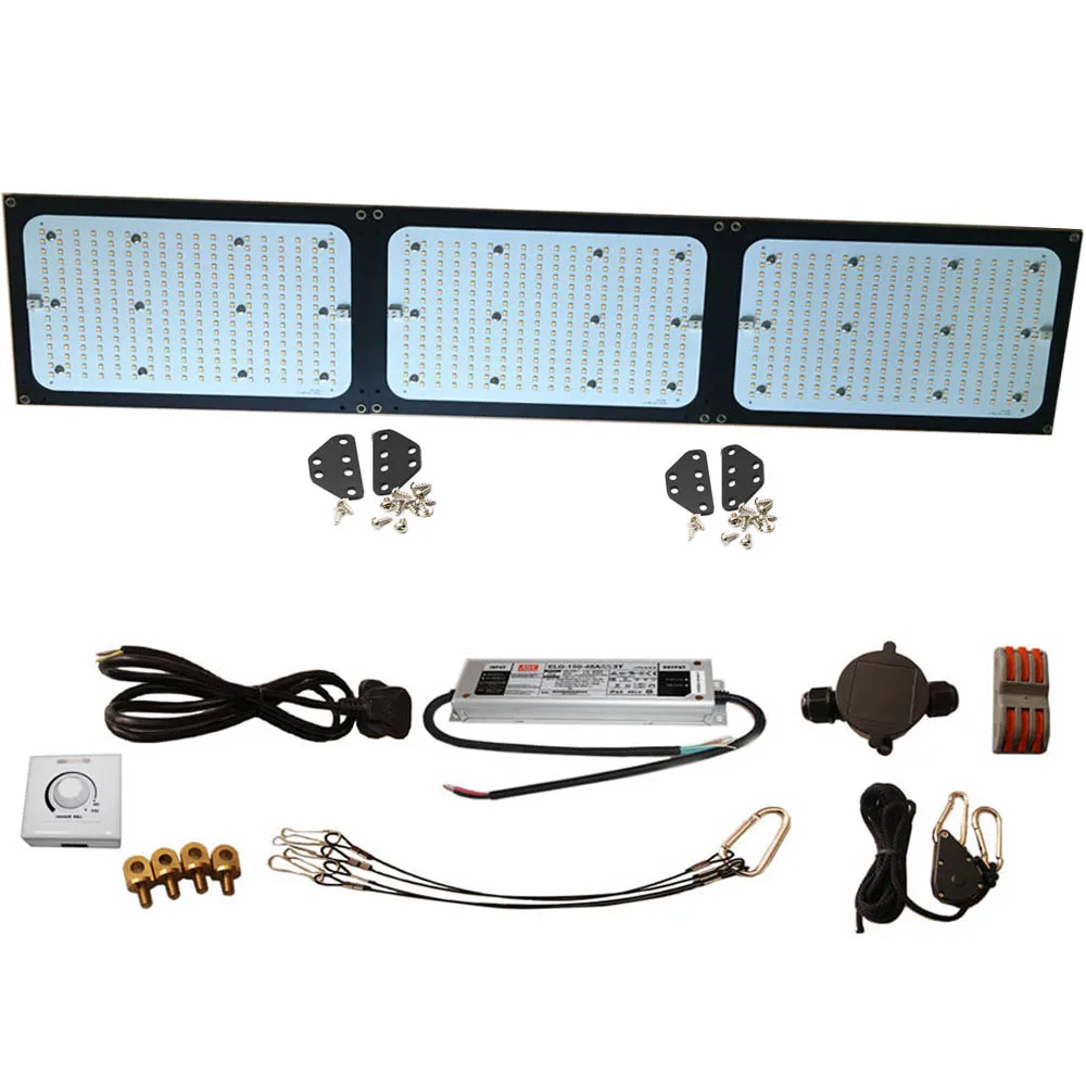 

High power 3 Boards 360W 301B 3000k 660nm quantum board led grow light dimmable