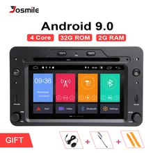 Josmile Авторадио 2 din Android 9,0 gps навигация для Alfa Romeo 159 автомобиль Brera spider Sportwagon Wifi стерео DVD Mulltimedia аудио