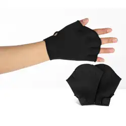Новый 1 пара ручной перепонки плавательные перчатки Aquatic фитнес водостойкость Дайвинг инструмент
