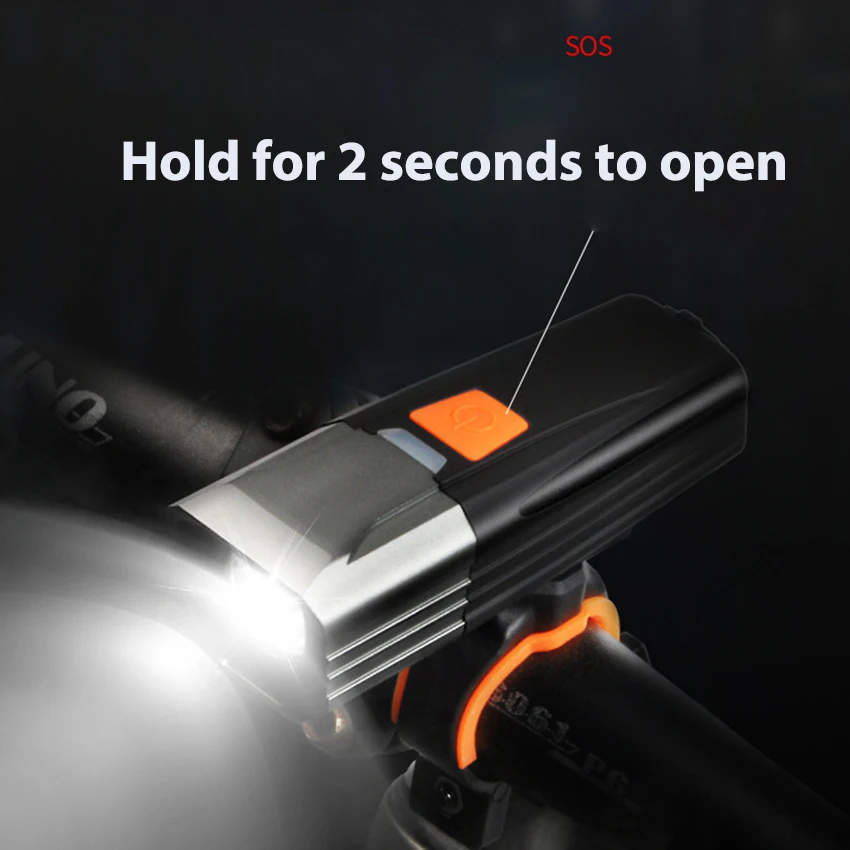 Waterproof Bicycle Light USB Charging Bike Front Light Flashlight Handlebar Cycling Head Light Front Lamp led headlight cycle